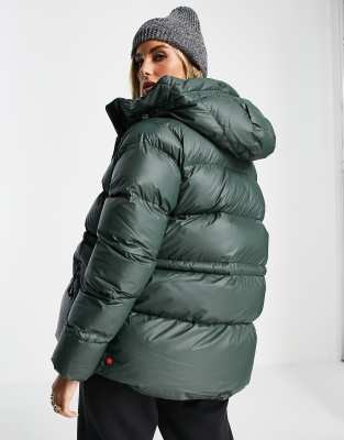 a line puffer coat