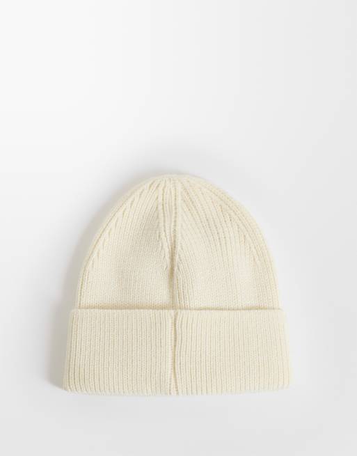 Hunter Acksley berretto in maglia bianco antico, 3 di 3