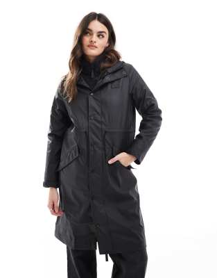 Hunter Hunter Alise coat in black