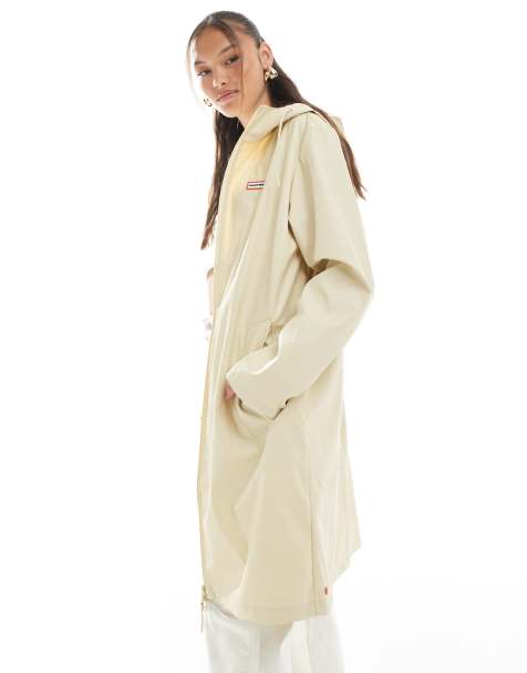 Hunter Andrea raincoat in grey
