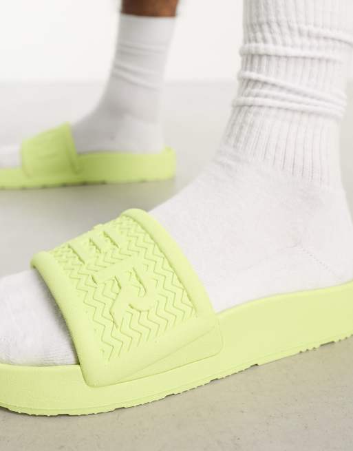 Fenty slides lime green sale