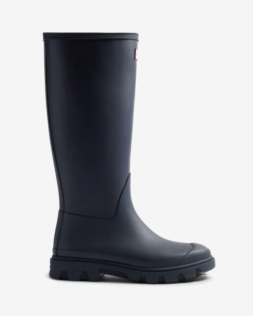 Hunter - Botas de agua altas unisex Downpour en azul marino, 2 de 4
