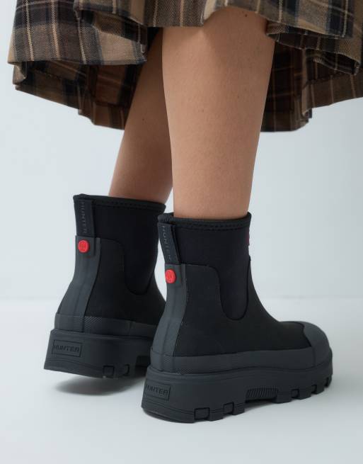 Hunter bottes de pluie Chelsea en néoprène Elements unisexes noires, 2 de 4