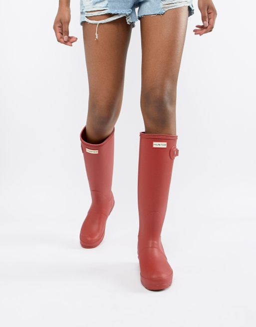 Bottes store hunter rouge