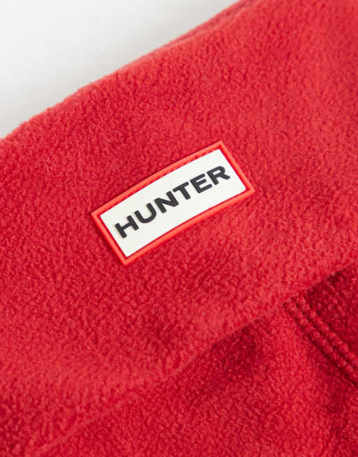 Hunter chaussettes hautes en polaire pour bottes en rouge militaire, 2 de 3