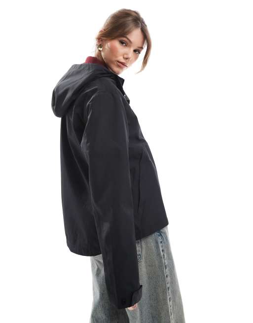 Hunter Christine Regenjacke in Schwarz