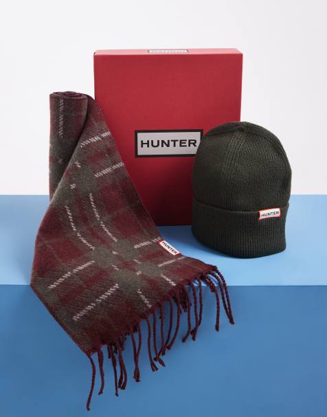 Hunter coffret cadeau bonnet et écharpe écossaise - view 1