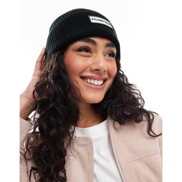 Hunter – Czarna czapka beanie unisex | ASOS