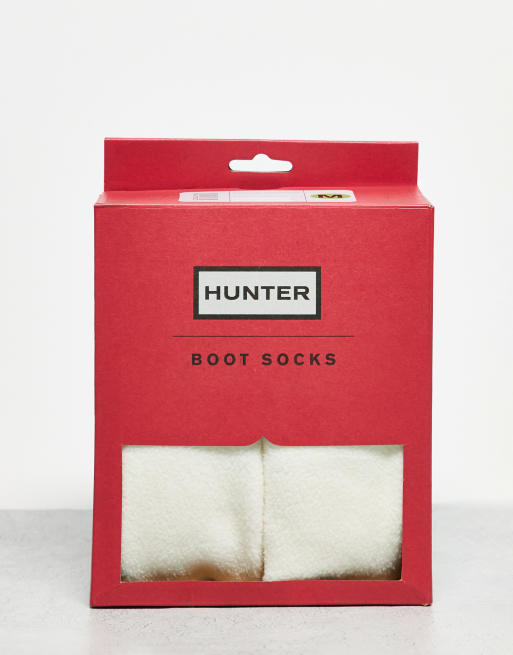 Hunter - Downpour - Beige sokke-gummistøvler, 2 af 3