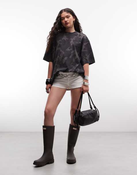 Hunter - Downpour - Bottes de pluie montantes - Marron chocolat - view 1
