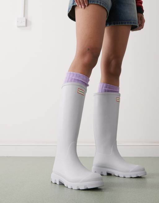 Hunter - Downpour - Bottes en caoutchouc - Bleu clair