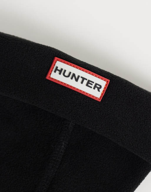 Hunter Downpour chaussettes courtes en polaire pour bottes noires, 2 de 3