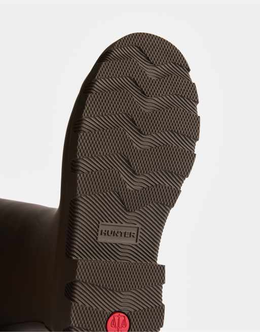 Hunter – Downpour – Gummistiefel in Schokobraun mit hohem Schaft, 4 von 4