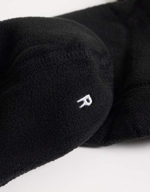 Hunter Downpour kurze Fleece-Stiefelsocken in Schwarz, 3 von 3
