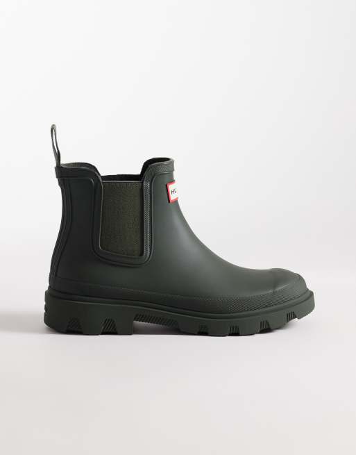 Hunter - Downpour - Stivaletti Chelsea verde oliva scuro, 2 di 5