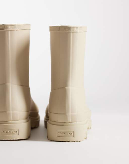 Hunter - Downpour - Stivali da pioggia bassi beige, 3 di 4