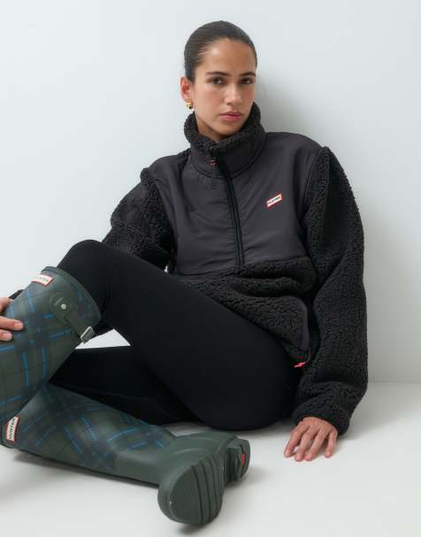 Hunter Elements borg fleece in black - view 1