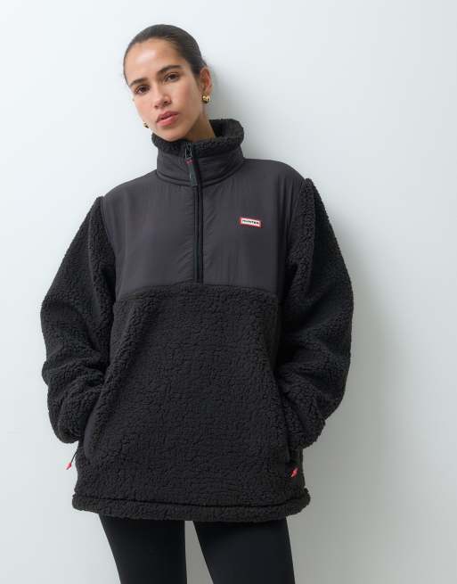 Hunter Elements borg fleece in black, 5 of 5