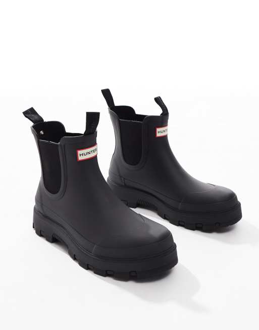 Hunter – Elements – Unisex-Chelsea-Stiefel in Schwarz, 4 von 4