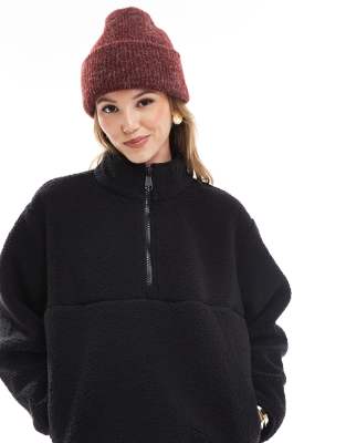 Hunter Hunter Fia borg jacket in black