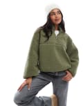 [Hunter] Hunter Fia borg jacket in green XS GREEN
