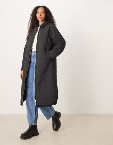 Hunter Fionn long coat in black - view 1