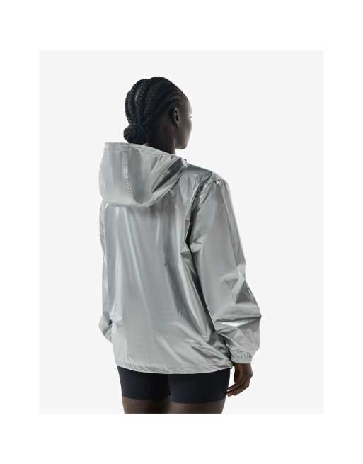Hunter Hunter packable jacket in silver, 3 of 4