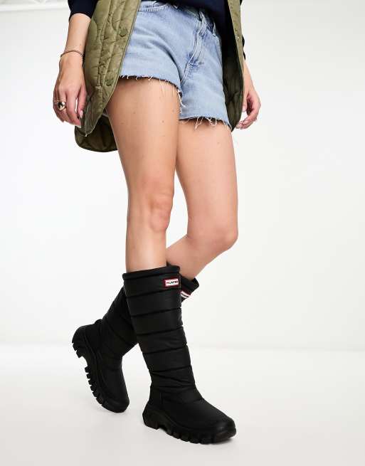 Hunter Intrepid Tall Snow Boot in Black | ASOS