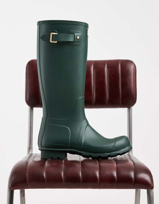 Hunter Original Anniversary tall wellington boots in Hunter Green, 2 of 4