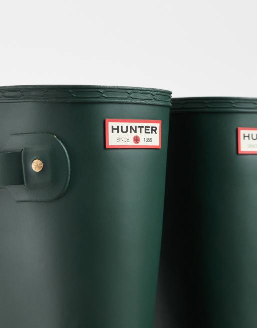 Hunter Original Anniversary tall wellington boots in Hunter Green, 3 of 4