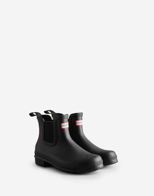 Hunter - Original - Bottines Chelsea en caoutchouc tricolore - Noir, 2 de 4