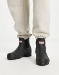 Hunter original chelsea boots in black