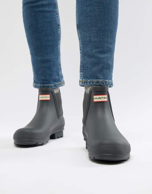 Hunter 2025 grey boots