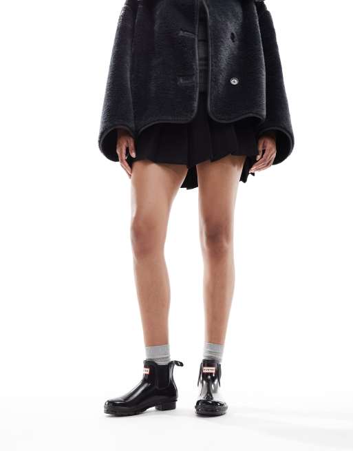 Hunter – Original – Chelsea-Gummistiefel in glänzendem Schwarz, 4 von 4