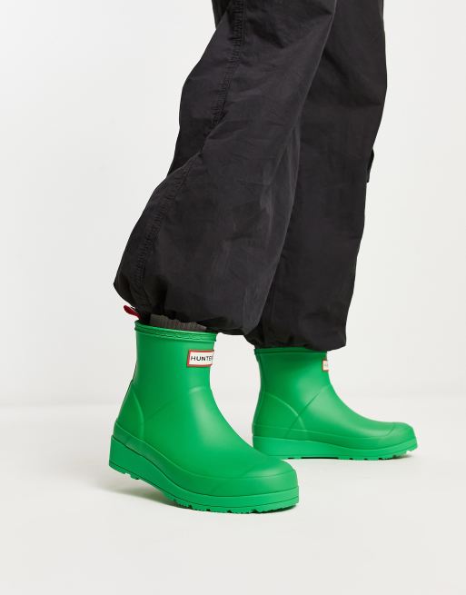 Green gumboots on sale