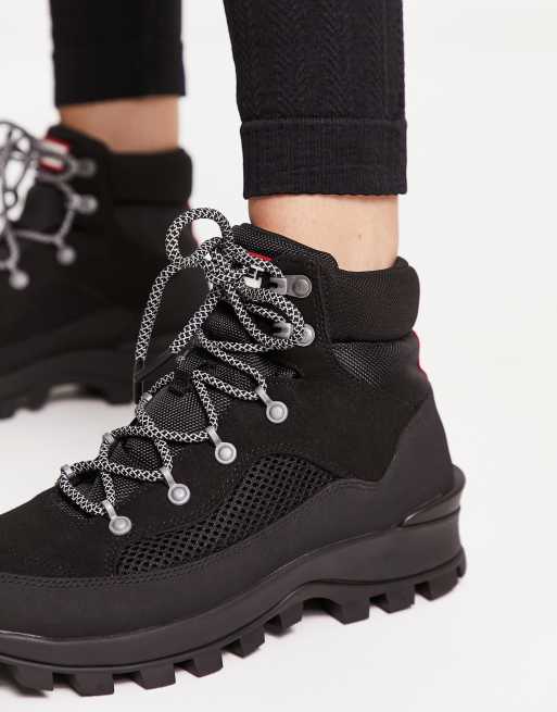 Hunter Original explorer boot in black ASOS