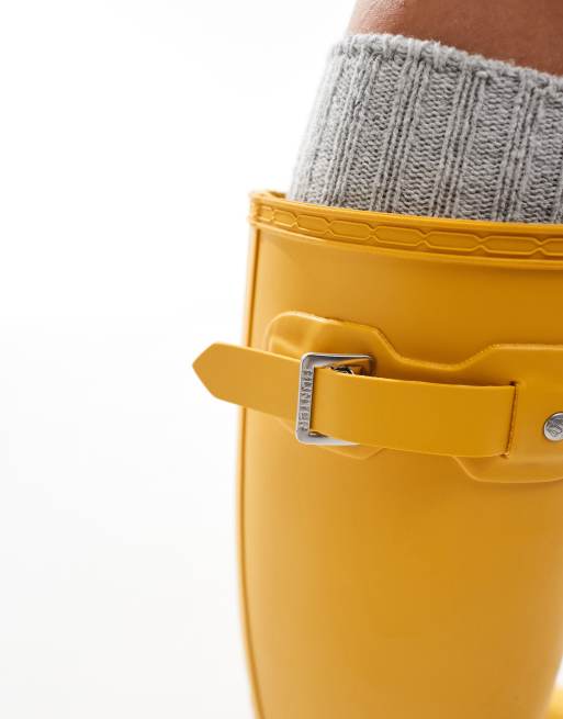Hunter Original – Hohe Gummistiefel in Gelb ASOS
