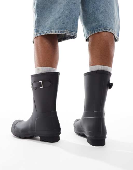 Hunter Original – Hunter – Kurze Stiefel in Schwarz | ASOS