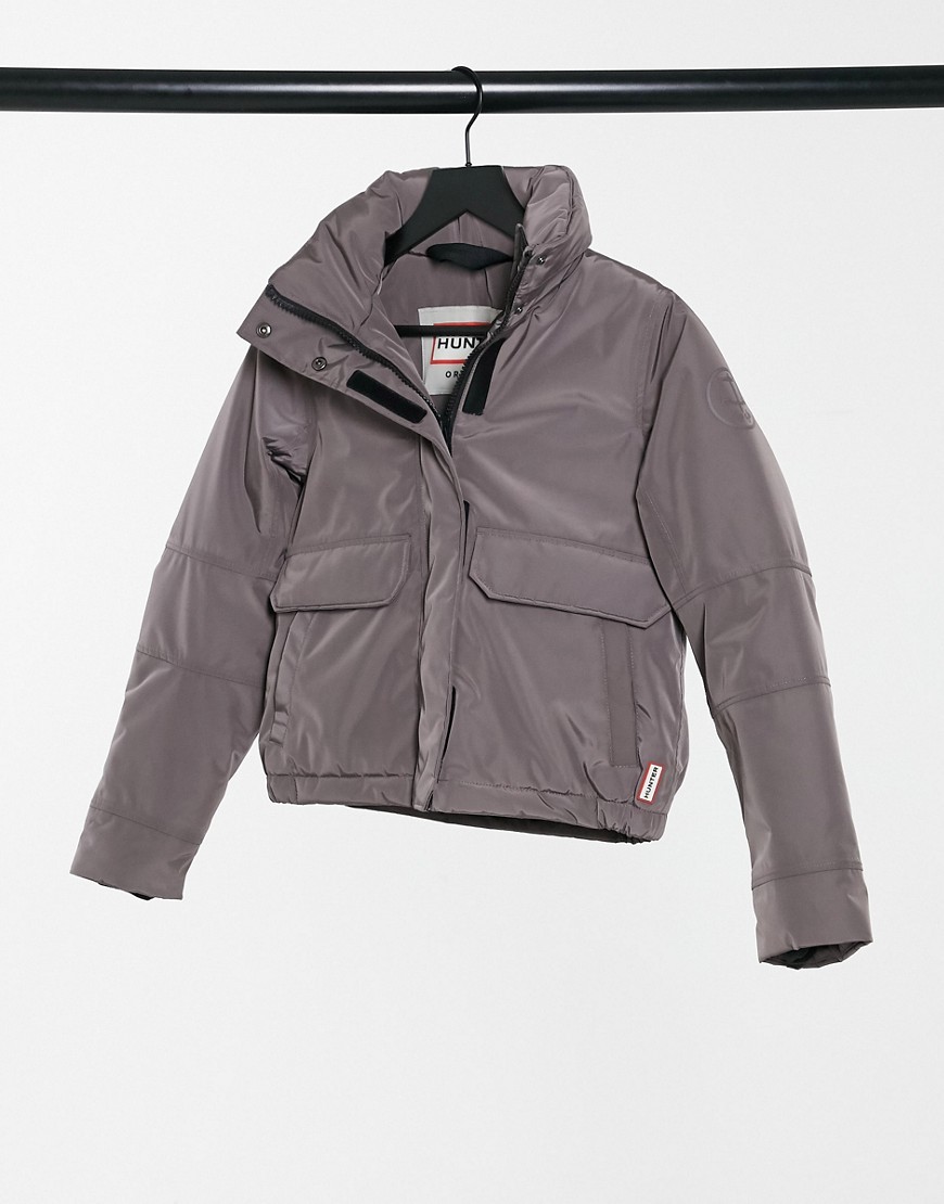 Product photo of Hunter original insulated anorak in mauve - brown