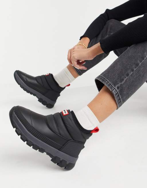 Insulated on sale black boots