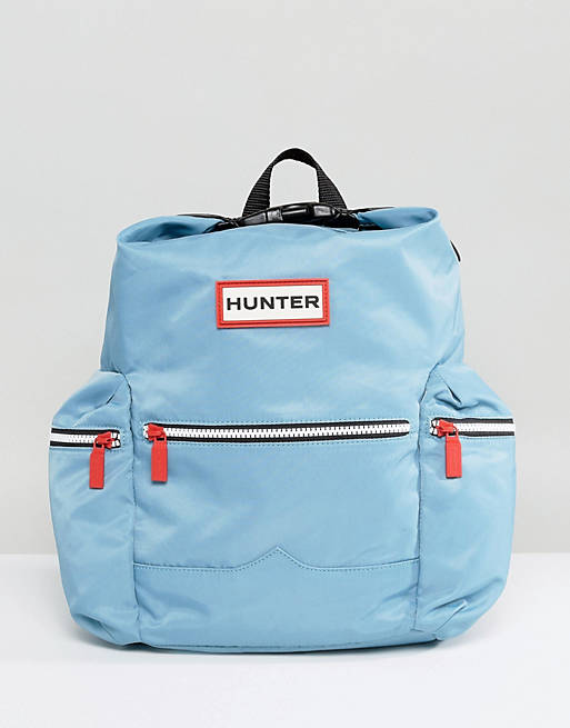 Hunter Original – Kleiner Rucksack aus Nylon, blassblau