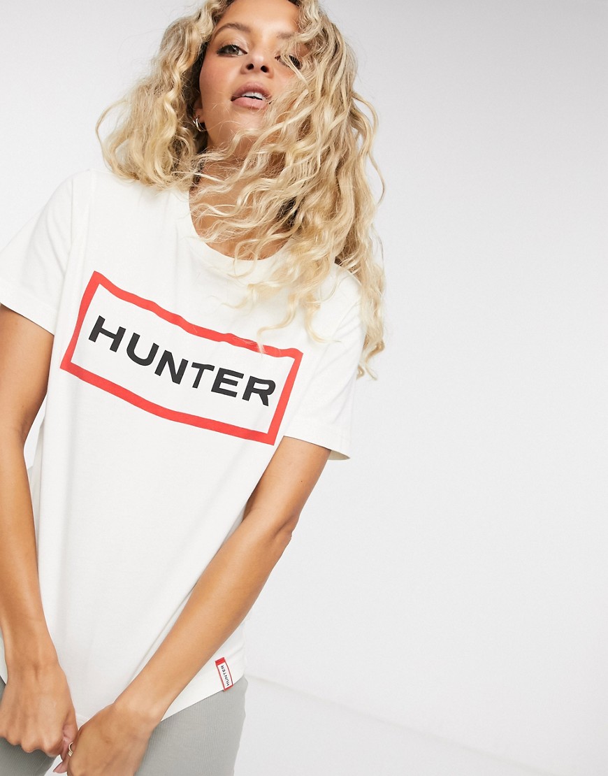 Hunter Original Logo T-shirt In White