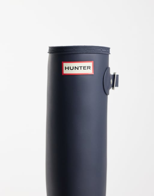 Hunter – Original – Marinblå höga gummistövlar, 3 av 4