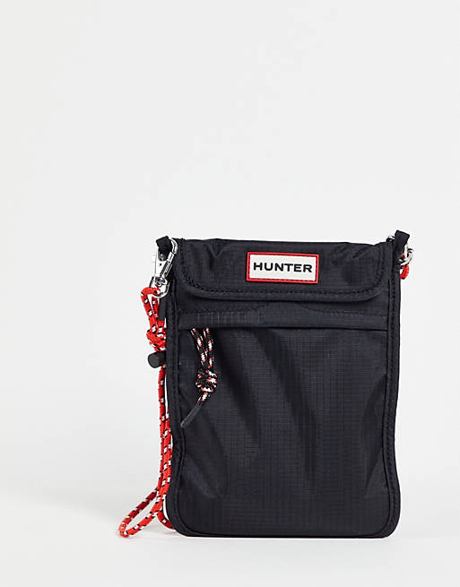Men Hunter Original packable phone pouch in black 