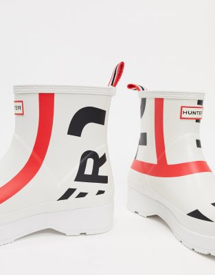 Hunter exploded logo rain boots store