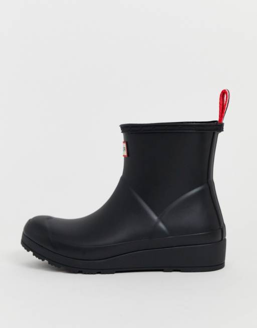 Hunter Original Play short wellington boots in black | ASOS