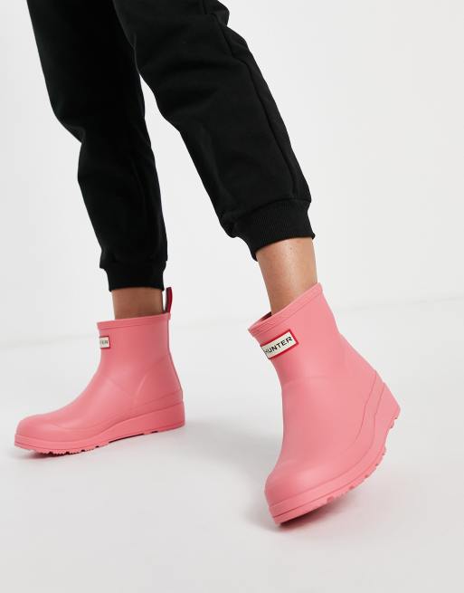 Pink shop wellington boots