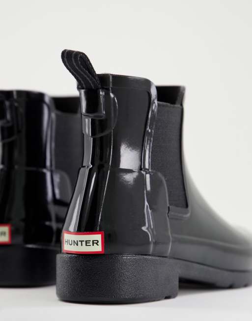 Hunter refined boot matte sales black