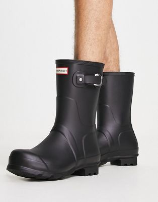 Hunter original short boots in black