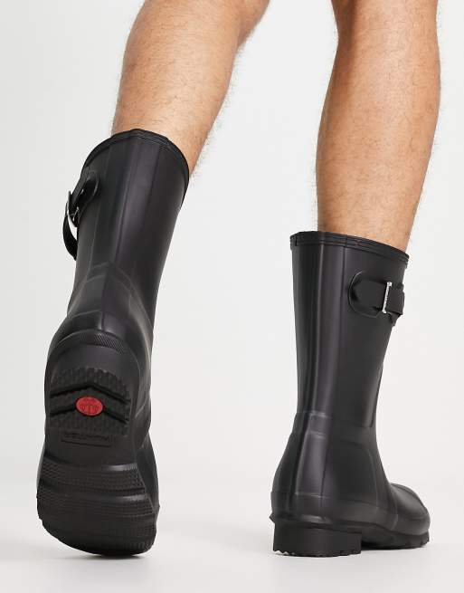 Hunter original short boots in black | ASOS